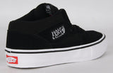 Vans Half Cab Pro Skate Shoes - Black/Black/White