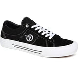 Vans Saddle Sid Pro Skate Shoes - Black/White
