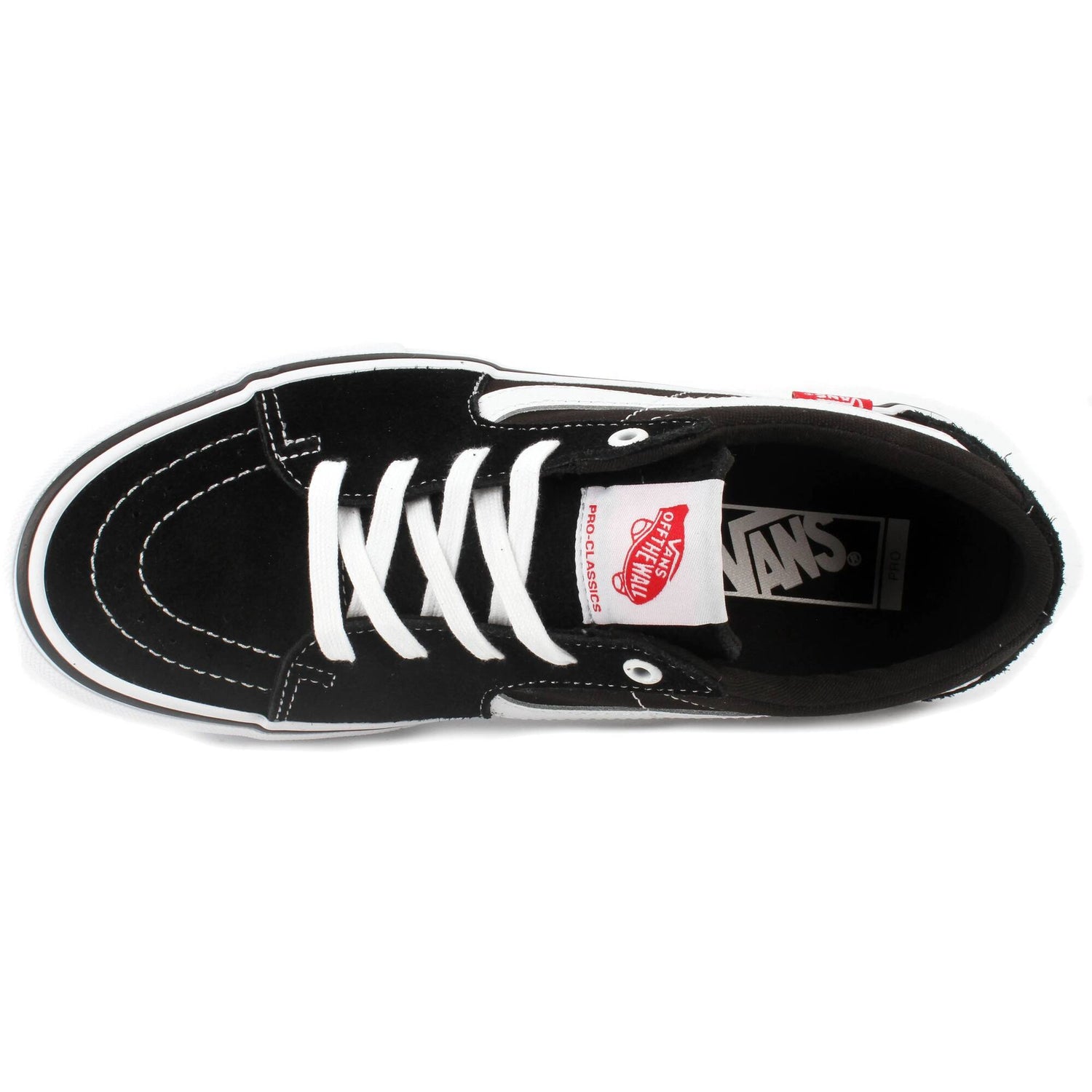 Vans Sk8-Low Pro Skate Shoes - Black/White