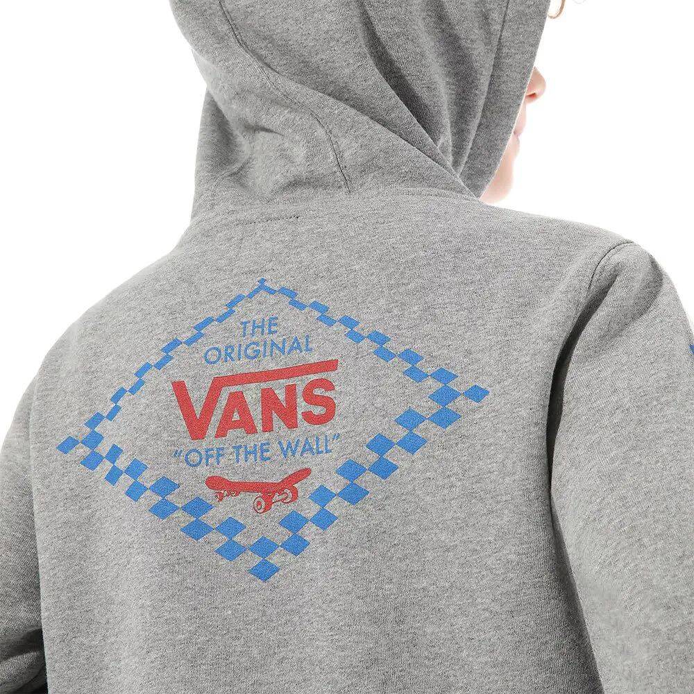 Vans Skate Disjunction Boys Hoodie - Cement Heather