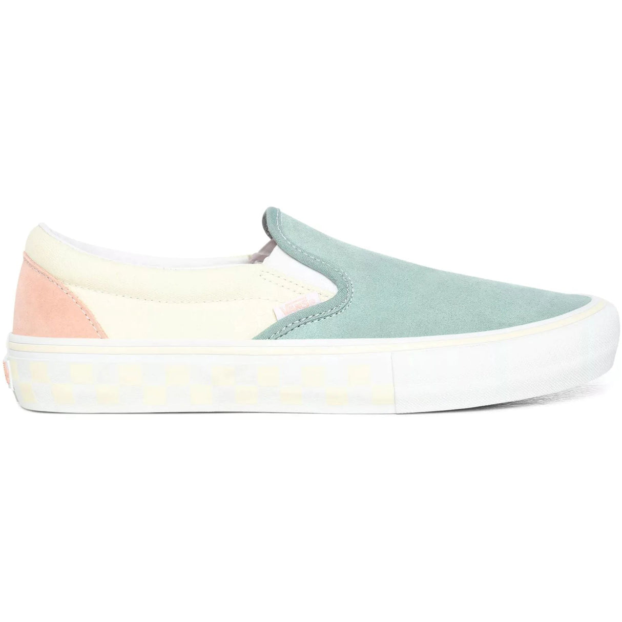 Vans Slip On Pro (Washout) Skate Shoes - Blue/Antique