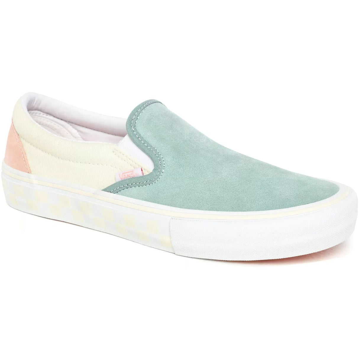 Vans Slip On Pro (Washout) Skate Shoes - Blue/Antique