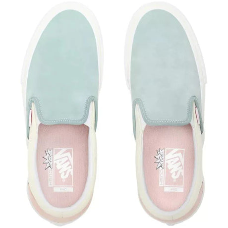 Vans Slip On Pro (Washout) Skate Shoes - Blue/Antique