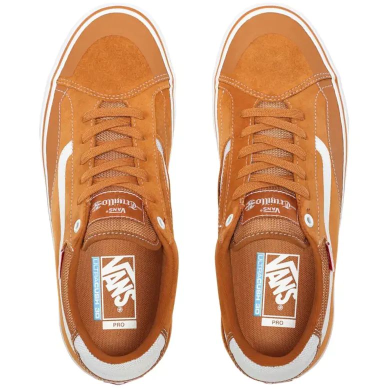 Vans TNT Advanced Prototype Skate Shoes - Pumpkin/White