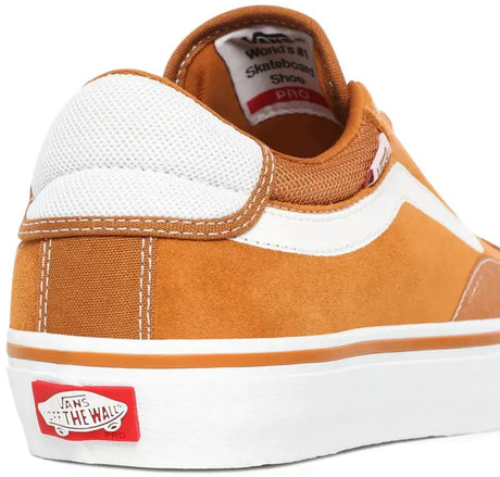 Vans TNT Advanced Prototype Skate Shoes - Pumpkin/White