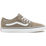 Vans Chukka Low Sidestripe Skate Shoes - Timber Wolf/White