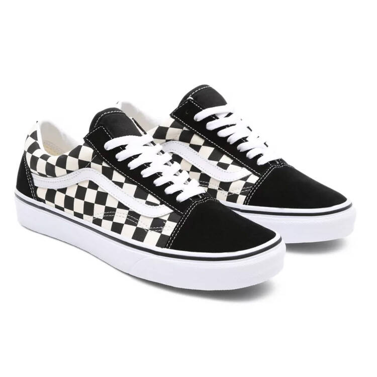 Vans Old Skool Skate Shoes - Black/White (Checkerboard)