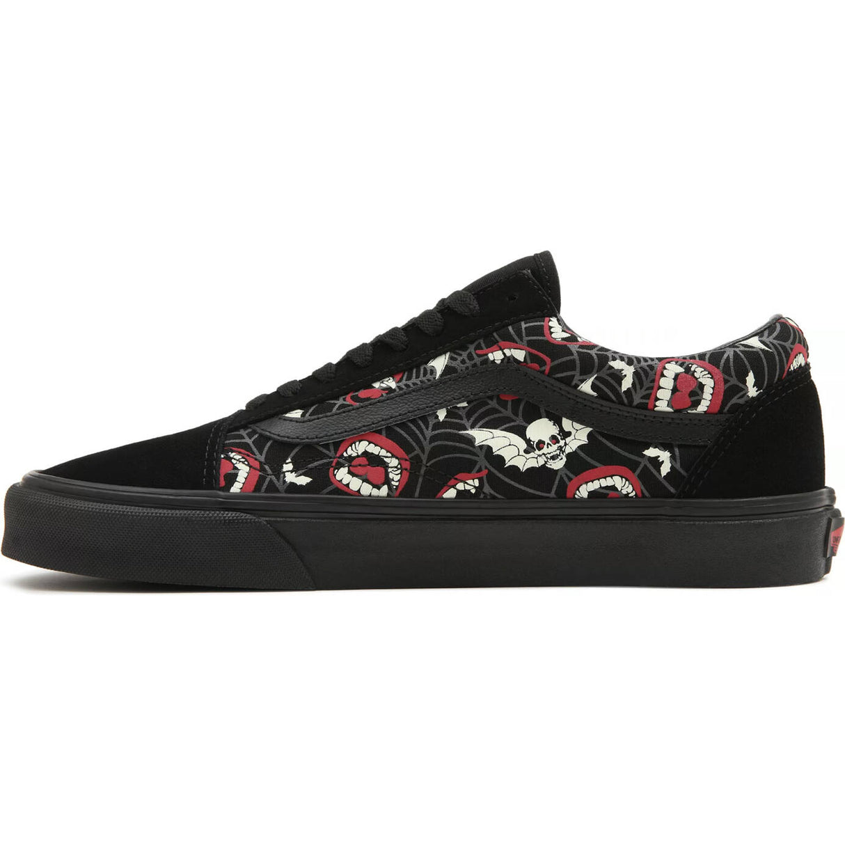 Vans Old Skool Skate Shoes - Black/Glow Frights