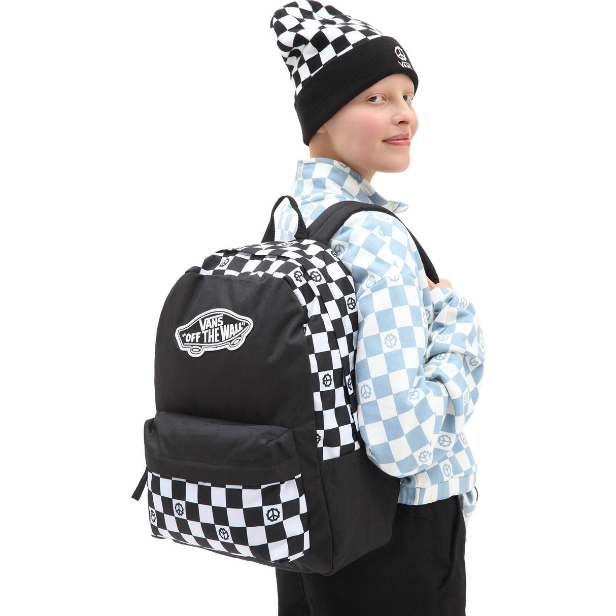 Vans Realm 22L Backpack - Peace Check