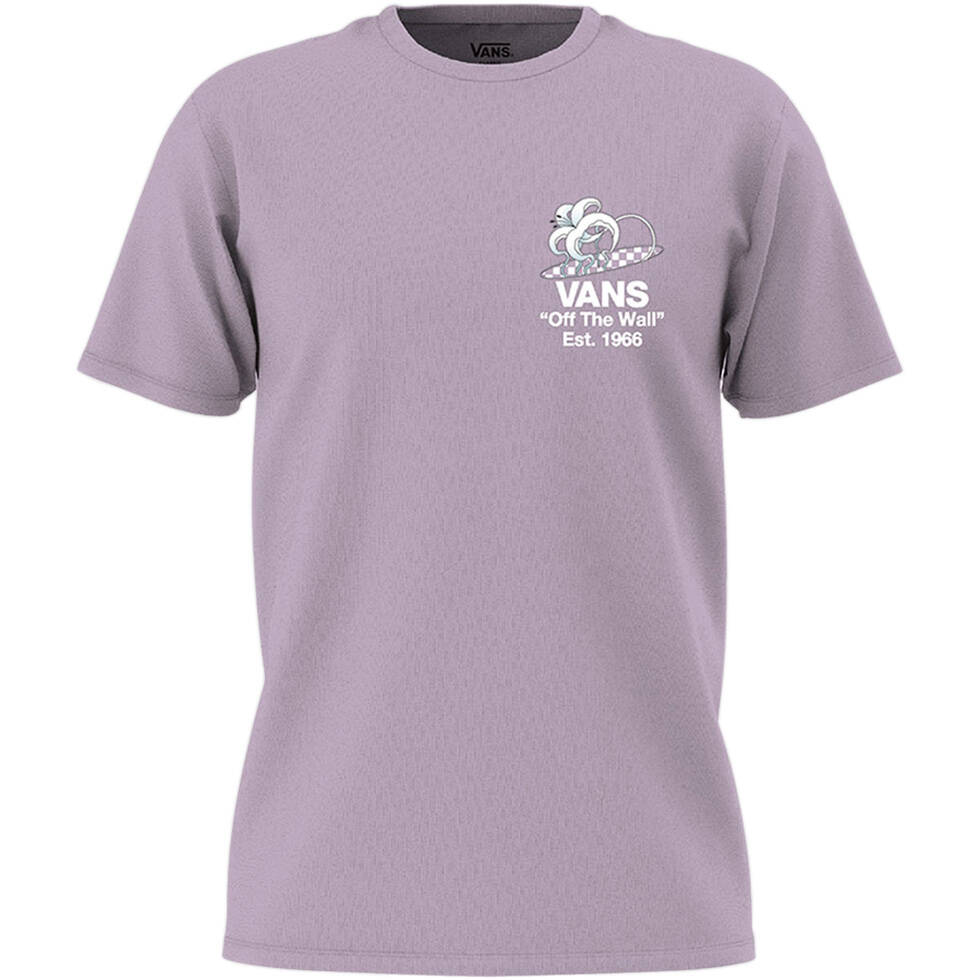 Vans Checkerboard Blooming T Shirt - Lavender