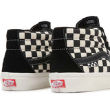 Vans Grosso Mid Skate Shoes - Checkerboard Black/Marshmallow