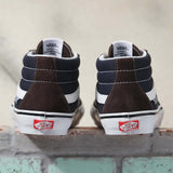 Vans Grosso Mid Skate Shoes - Dark Brown/Navy