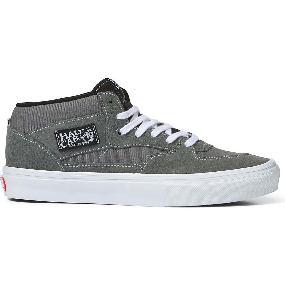 Vans Half Cab Skate Shoes - Grey/White