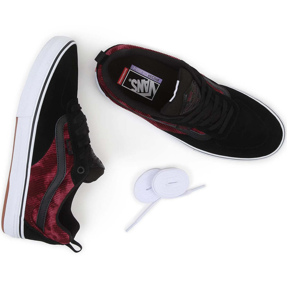 Vans Kyle Walker Skate Shoes - Corduroy Tie Dye/Black/White