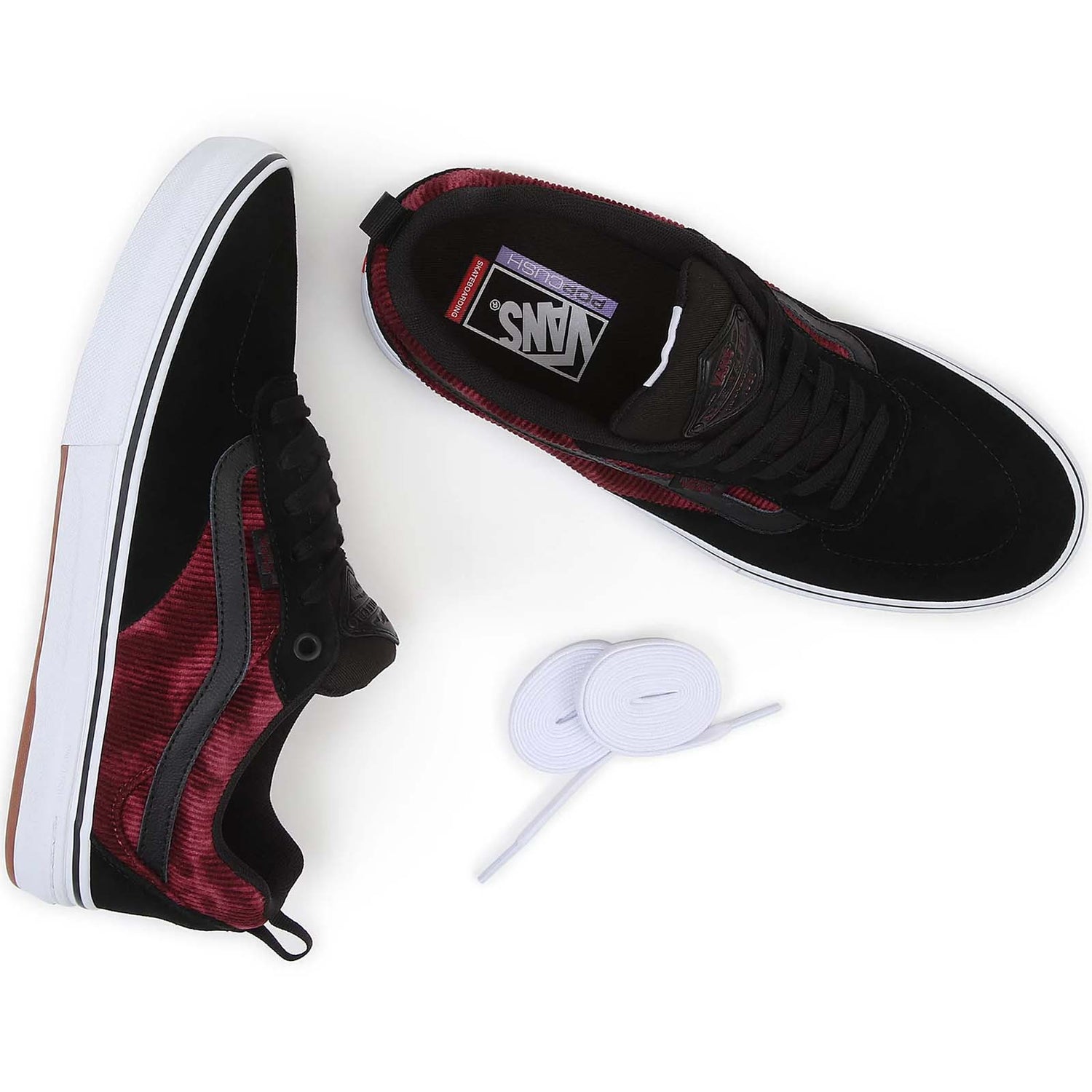 Vans Kyle Walker Skate Shoes - Corduroy Tie Dye/Black/White