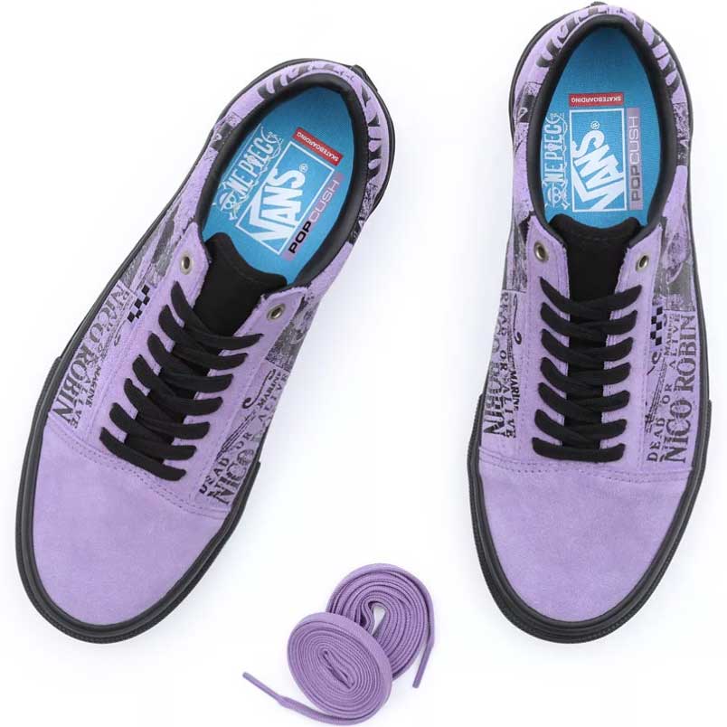 Vans X One Piece Old Skool Skate Shoes - Nico Robin Wanted