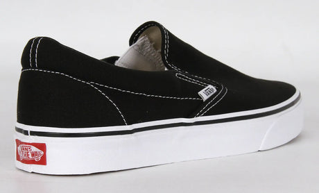 Vans Classic Slip-On Skate Shoes - Black/White