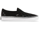 Vans Classic Slip-On Shoes - (Checkerboard) Black/Black - Size - UK 3