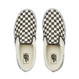 Vans Classic Slip-On Kids Shoes - (Checkerboard) Black/Cream