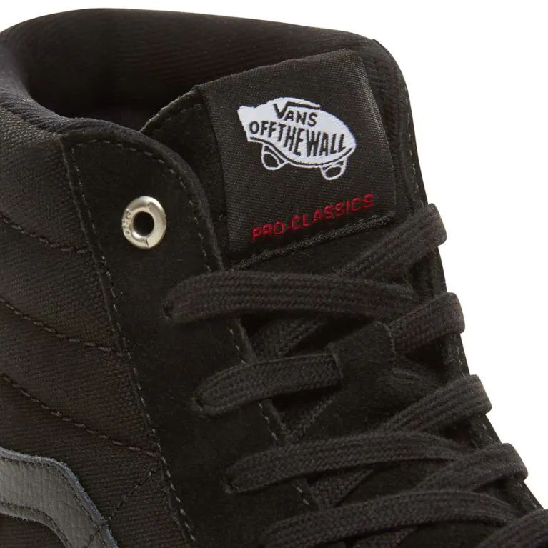 Vans Sk8-Hi High Top Pro Skate Shoes - Black/Gum