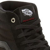 Vans Sk8-Hi High Top Pro Skate Shoes - Black/Gum