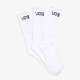 Vans Classic Crew Socks (3 Pair Pack) - White