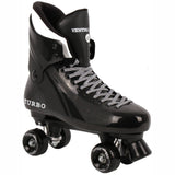 Ventro Pro Turbo Quad Roller Skates - Black/Black UK 4