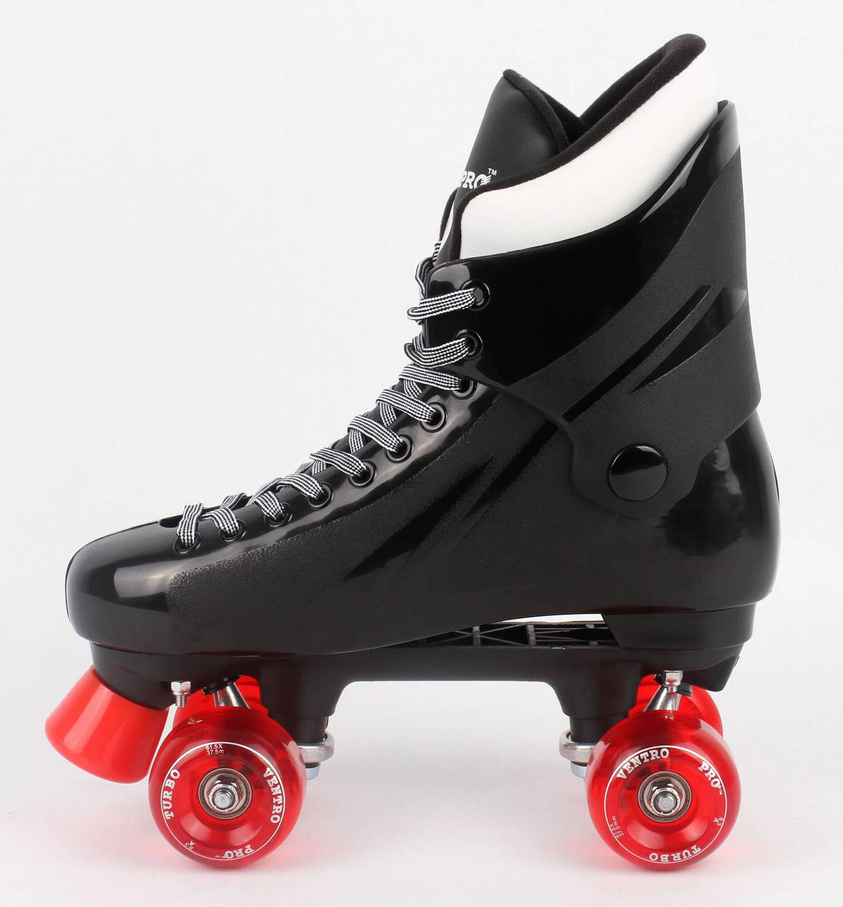 Ventro Pro Turbo Quad Roller Skates - Black/Red