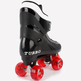Ventro Pro Turbo Quad Roller Skates - Black/Red