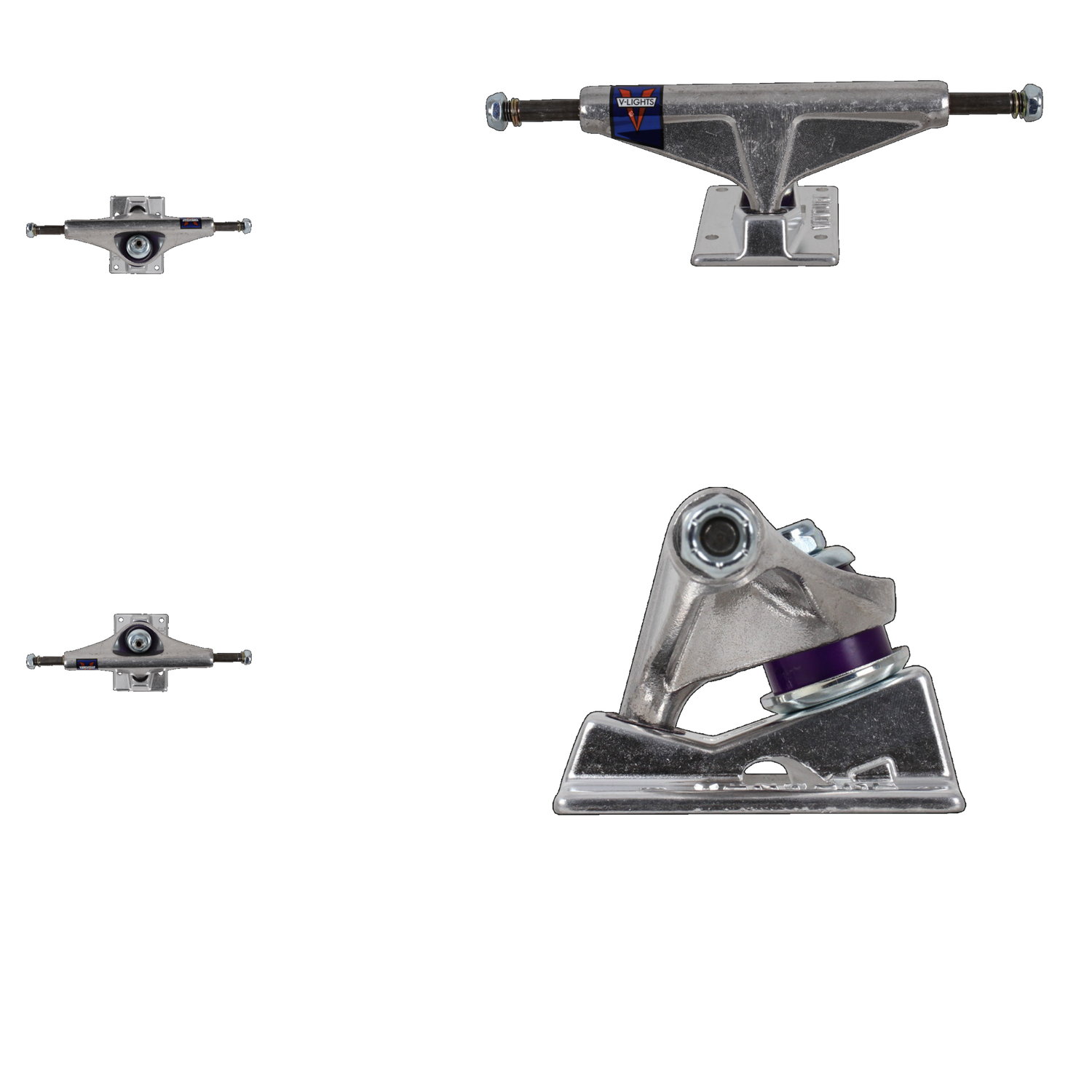Venture V Light High Skateboard Trucks - Polished 5.2'' (Pair)