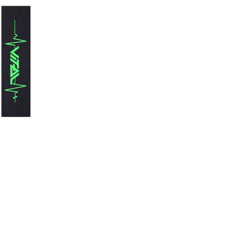 Vital Heartbeat Scooter Grip Tape - Green 23" x 6"