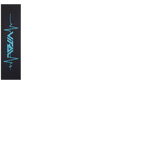 Vital Heartbeat Scooter Grip Tape - Teal 23" x 6"