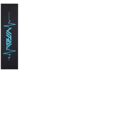 Vital Heartbeat Scooter Grip Tape - Teal 23" x 6"