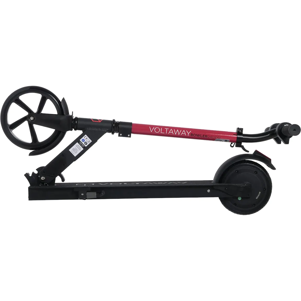 Voltaway Bowler 24/200 Electric Scooter - Black/Red
