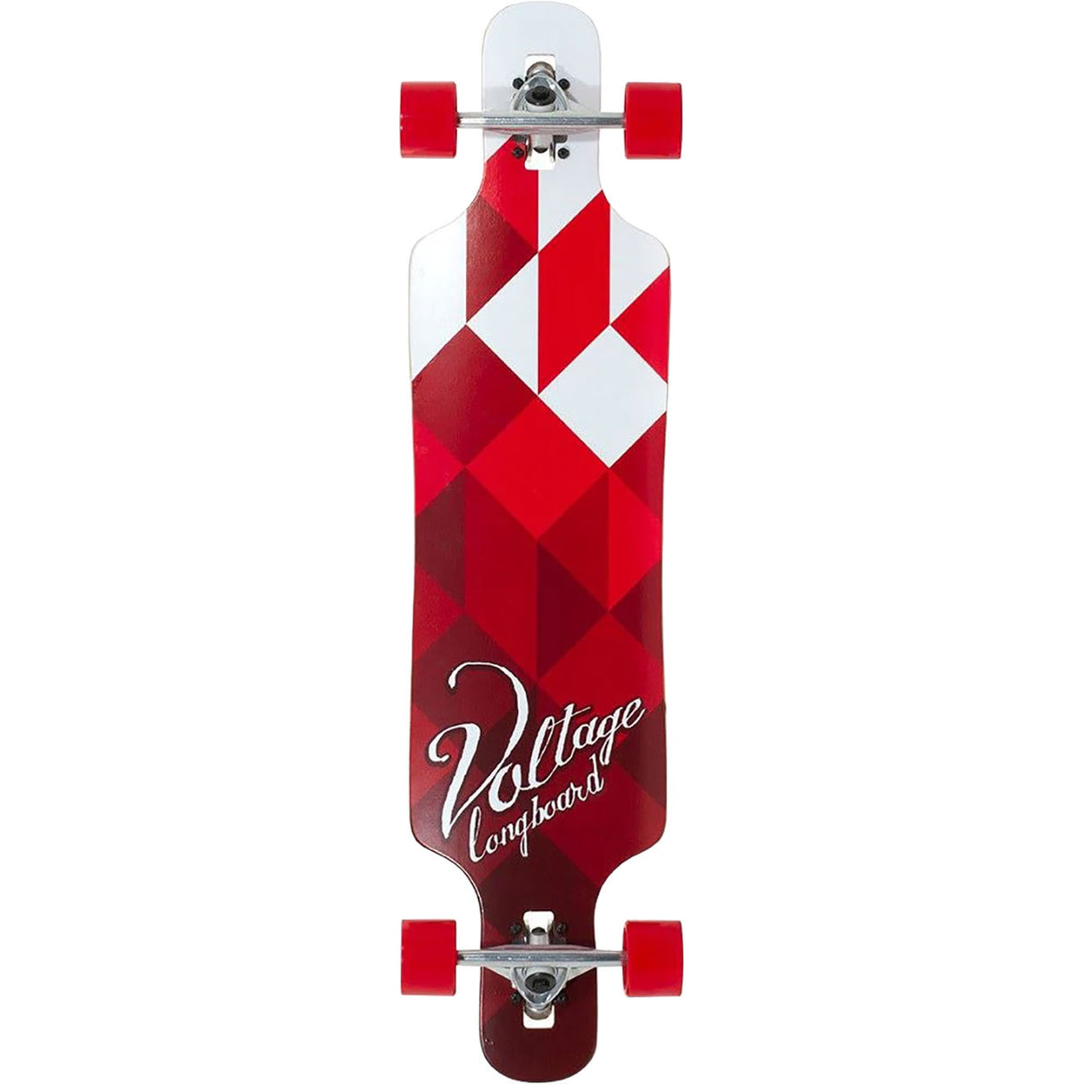 Voltage Drop Through Complete Longboard - White/Red 39''