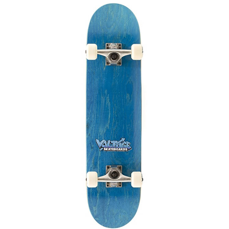 Voltage Graffiti Logo Complete Skateboard - Blue