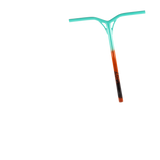 Versatyl Bloody Mary V2 IHC Scooter Handle Bars - Blue/Orange 600mm