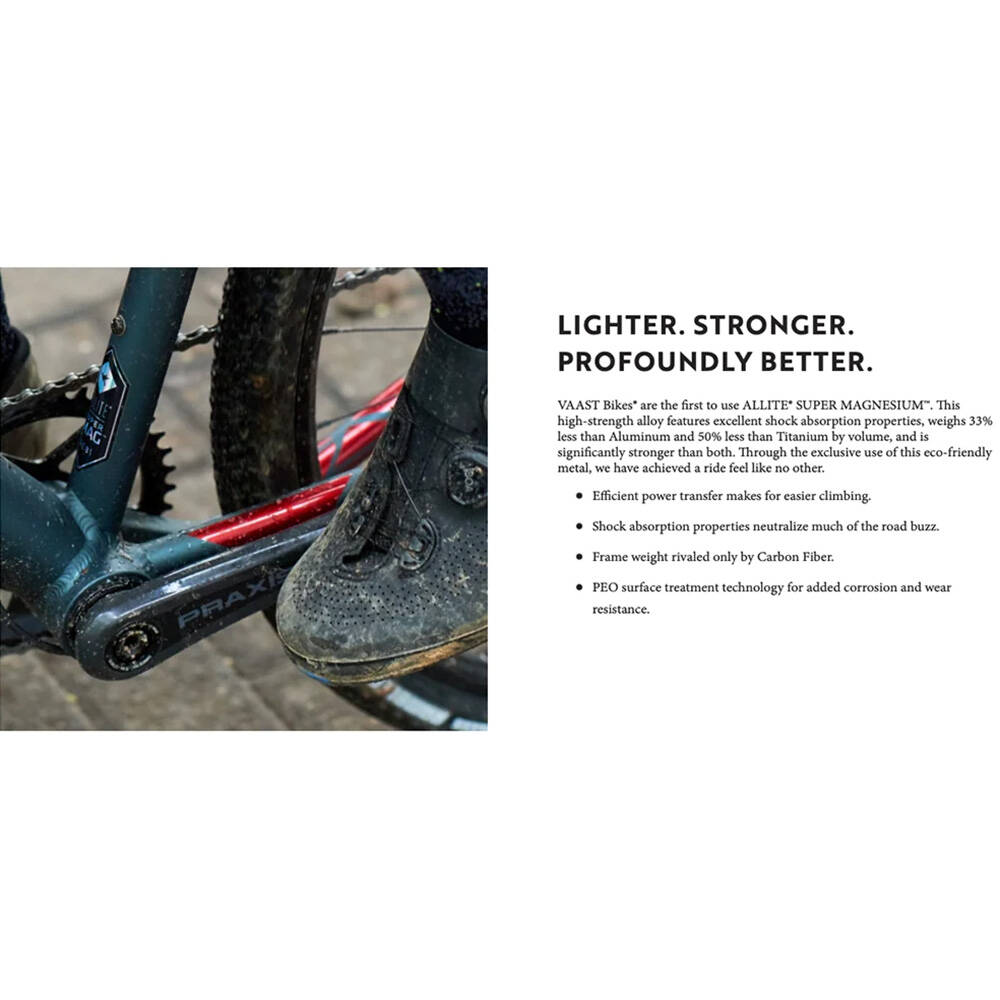 Vaast A/1 Rival AXS 700c Adventure Bike - Berry Red