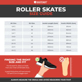 United Skates VX4 Elite Quad Roller Skates - Marble Pink/White
