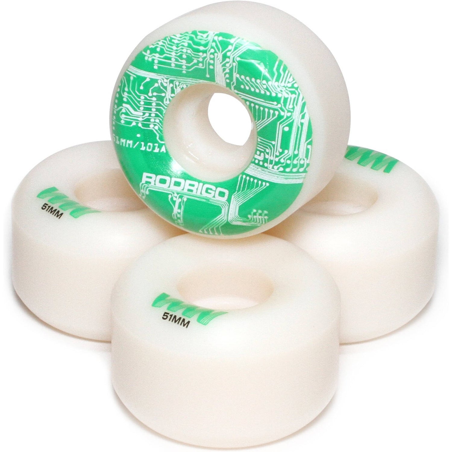 Wayward Funnel Pro Rodrigo TX Skateboard Wheels 51mm