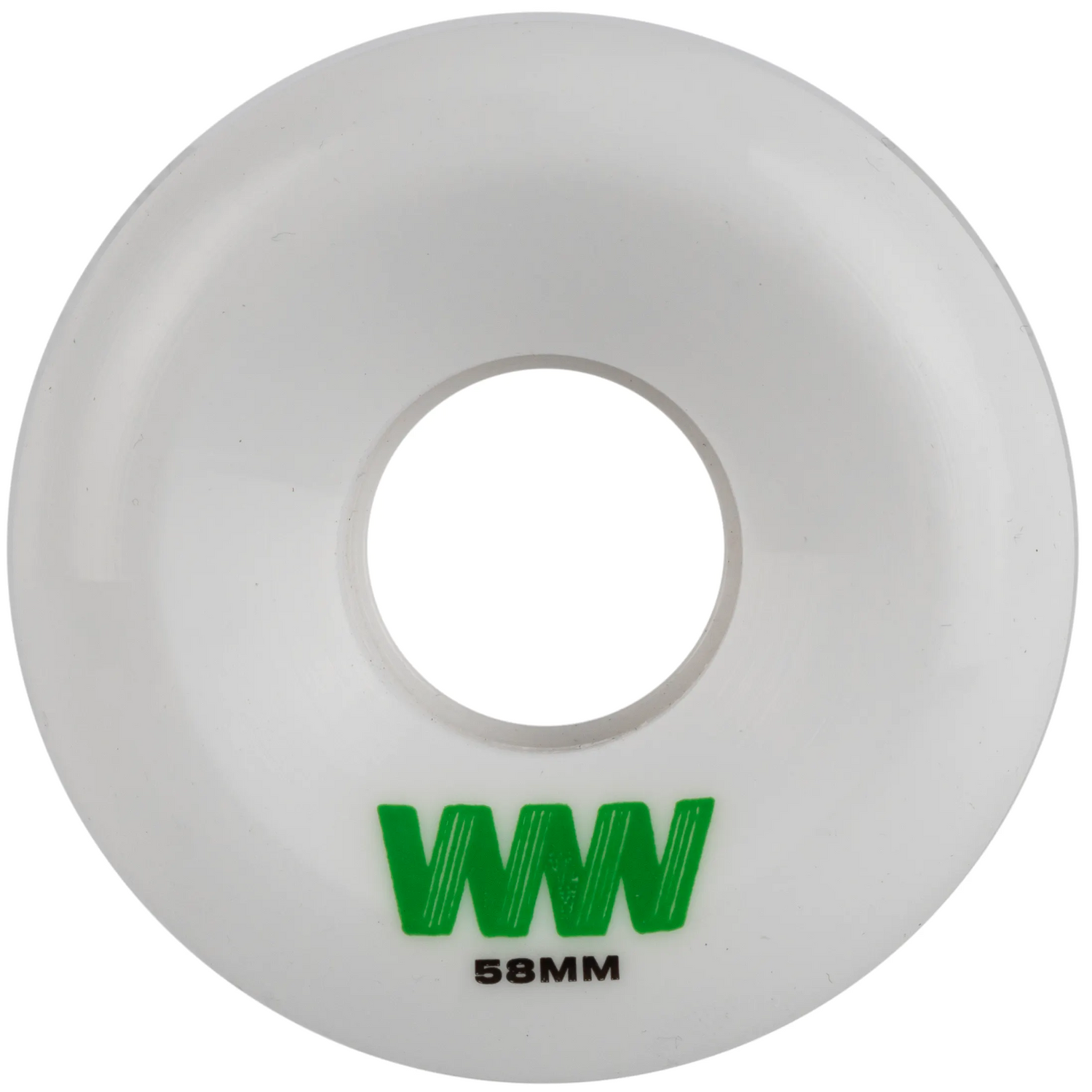Wayward Filmer Funnel Skateboard Wheels - White/Pink/Green 58mm