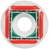 Wayward Waypoint Funnel Skateboard Wheels - Red 51mm