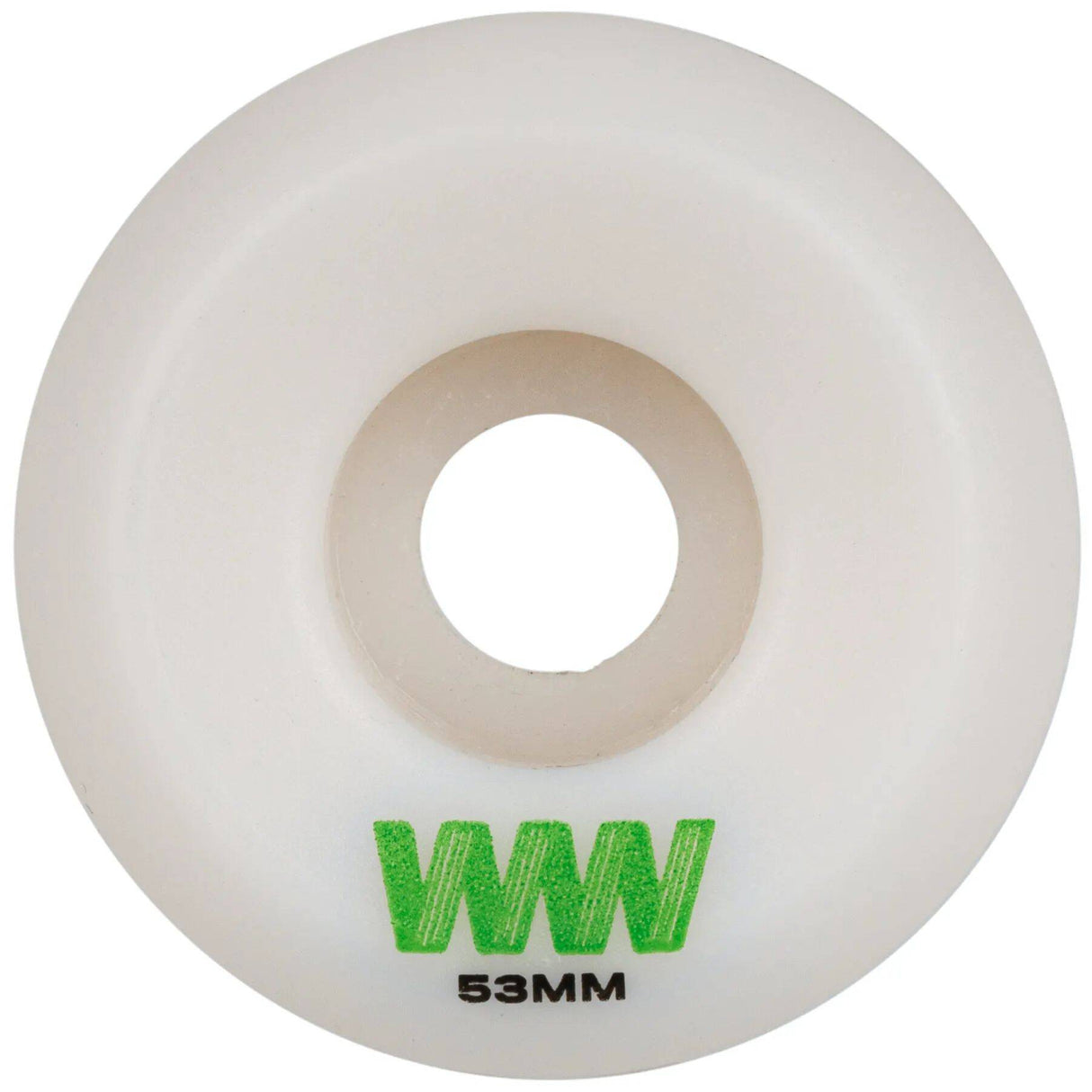 Wayward Pro Funnel Casper Brooker Skateboard Wheels - White/Green 53mm