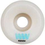 Wayward Pro Funnel Diego Najera Skateboard Wheels - White/Blue 52mm
