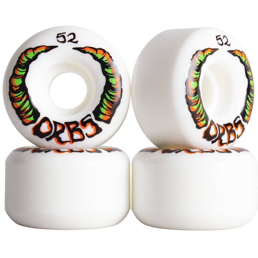 Welcome Orbs Apparitions Round 99a Skateboard Wheels - White 52mm