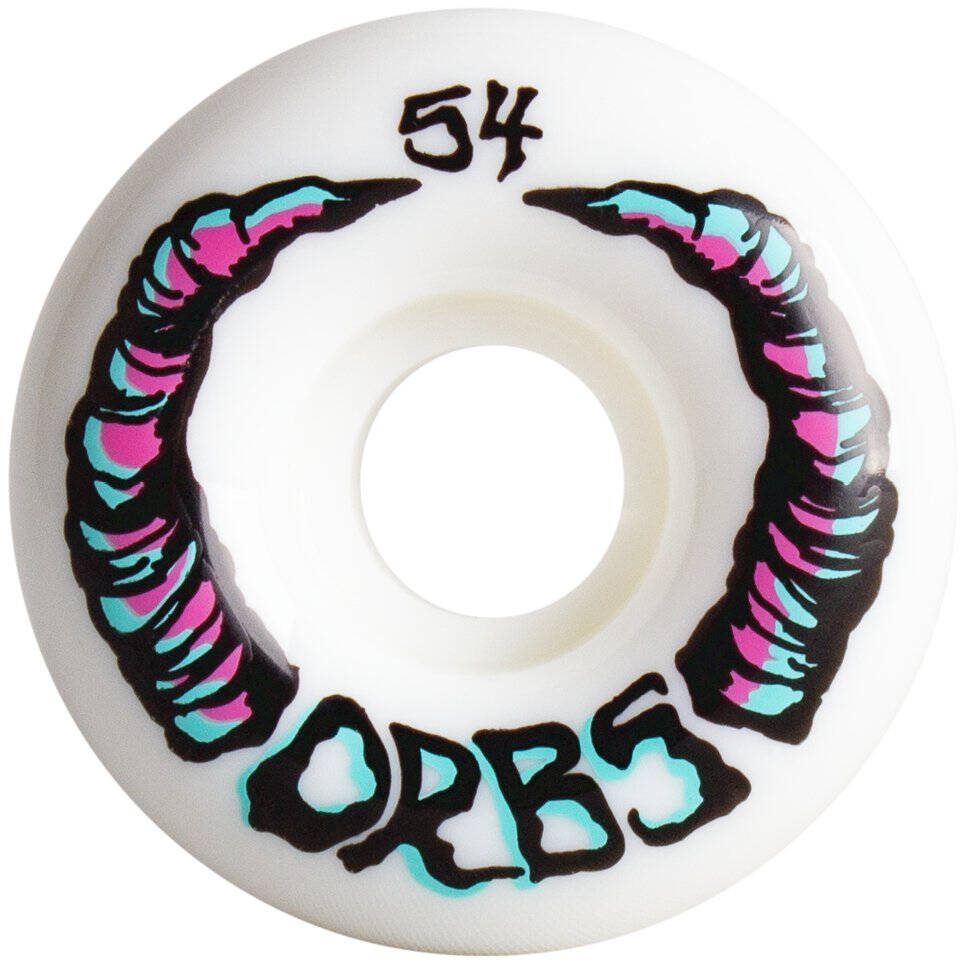 Welcome Orbs Apparitions Round 99a Skateboard Wheels - White 54mm