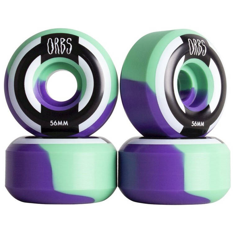 Welcome Orbs Apparitions Splits Skateboard Wheels 56mm - Mint/Lavender