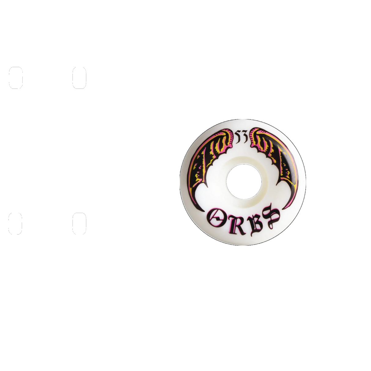Welcome Orbs Specters Conical 99a Skateboard Wheels - White 53mm