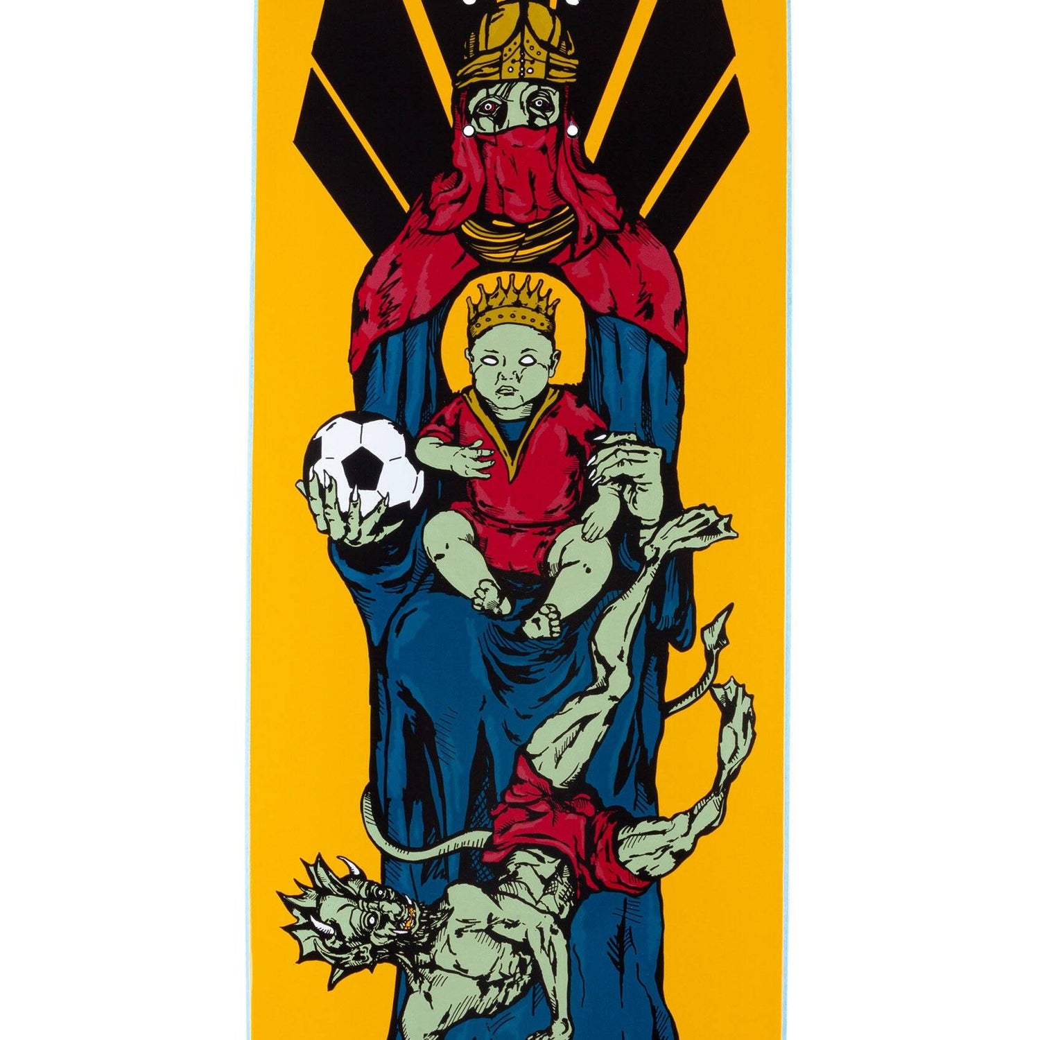 Welcome Futbol on Moontrimmer 2.0 Skateboard Deck 8.5''