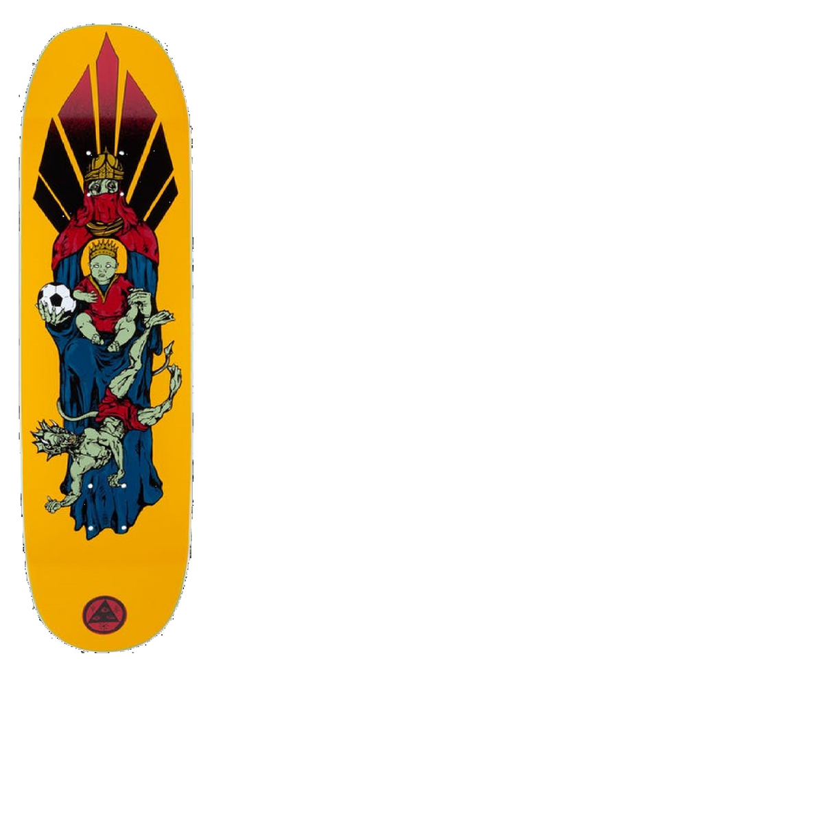 Welcome Futbol on Moontrimmer 2.0 Skateboard Deck 8.5''